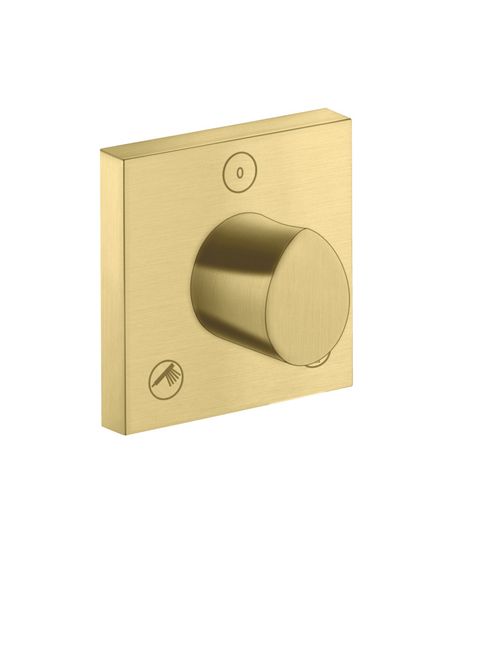 AXOR-HG-AXOR-Starck-Organic-Ab-und-Umstellventil-Trio-Quattro-120-120-Unterputz-Brushed-Brass-12731950 gallery number 1